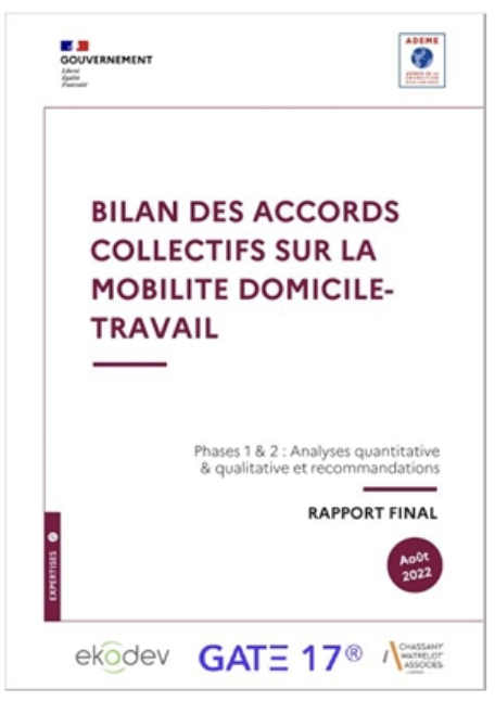 Ademe rapport bilan négociation mobilité domicile-travail