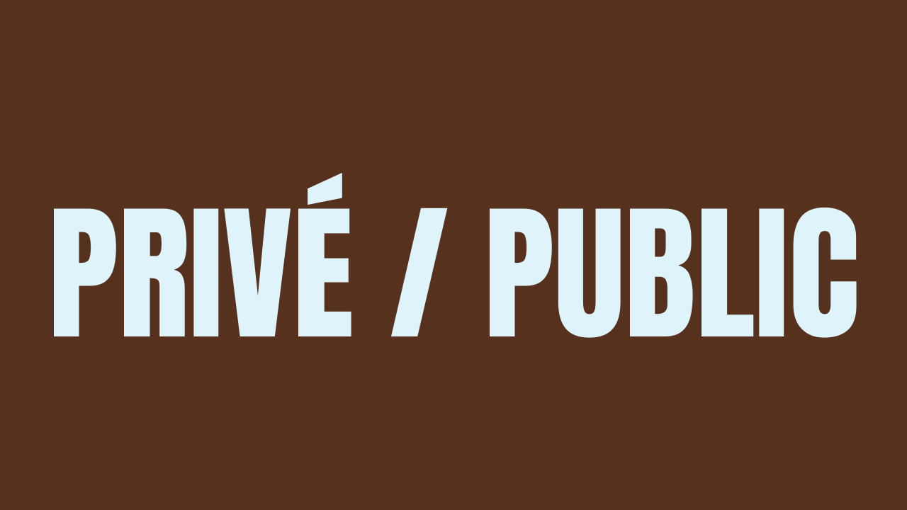 Privé / public