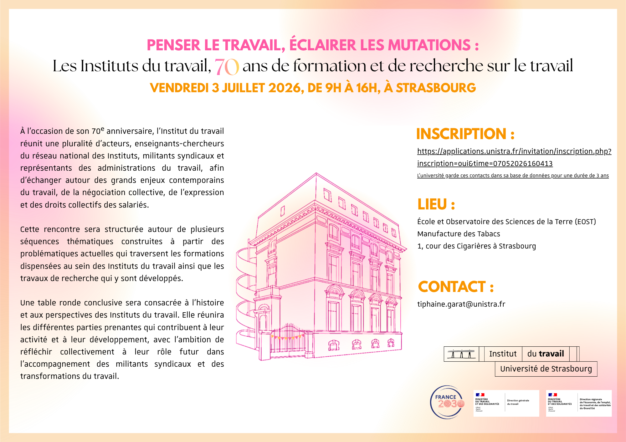 programme 70 ans 1