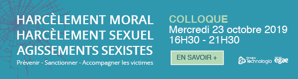 Colloque harcèmement moral et sexuel
