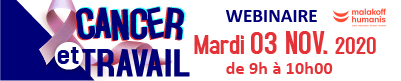 Cancer & travail - visuel webinaire 