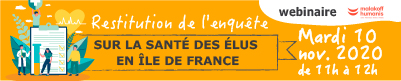 Webinaire  : Enquête santé des élus