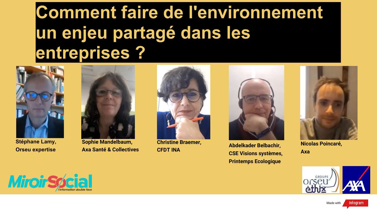 Comment faire de l'environnement un enjeu partagé dans les entreprises ?