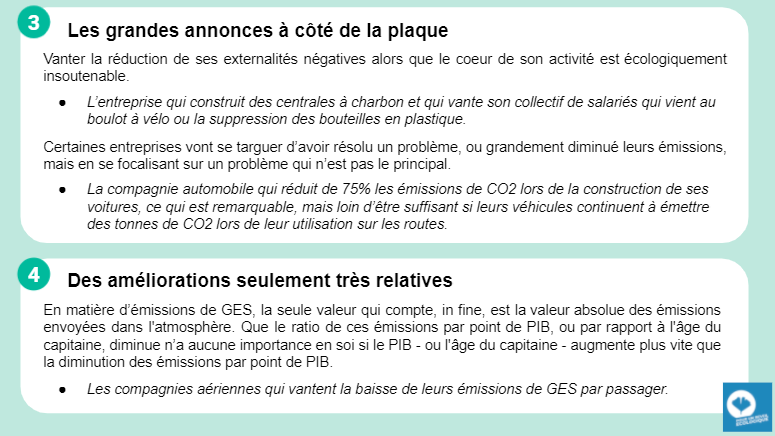 Reconnaître le greenwashing #3